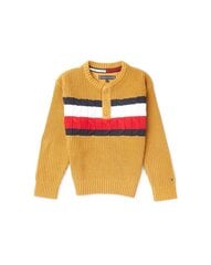 Tommy Hilfiger zēnu džemperis KB0KB06921GRL, dzeltens цена и информация | Свитеры, жилетки, пиджаки для мальчиков | 220.lv