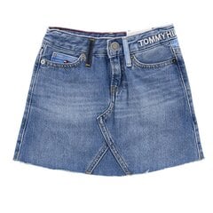 Tommy Hilfiger svārki meitenēm KG0KG048251A4, zili цена и информация | Юбки для девочек | 220.lv