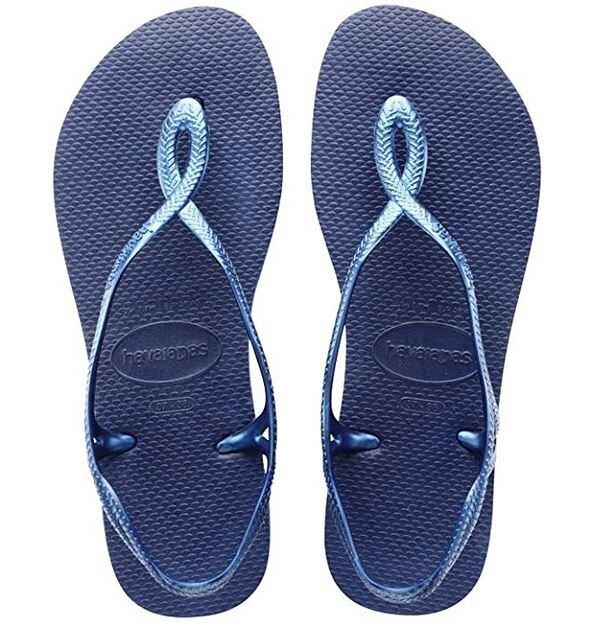 Sandales meitenēm Havaianas 4.129.697 0555, zilas цена и информация | Bērnu sandales | 220.lv