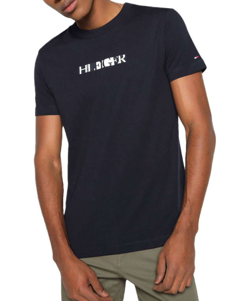 Tommy Hilfiger vīriešu t-krekls, zils cena un informācija | Vīriešu T-krekli | 220.lv