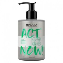 Matu šampūns Indola Act Now Repair Shampoo, bojātiem matiem, 300 ml cena un informācija | Šampūni | 220.lv