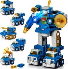 Robotu rotaļlietu transportlīdzekļa komplekts Stem 5 vienā cena un informācija | Rotaļlietas zēniem | 220.lv