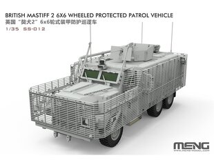 Līmējamais modelis Meng Model British Mastiff 2, 1/35, SS-012 цена и информация | Конструкторы и кубики | 220.lv