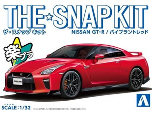 Līmējamie modeļi LB Works Aoshima The Snap Kit Nissan R35 GT-R 1/32, 05825, sarkans cena un informācija | Līmējamie modeļi | 220.lv