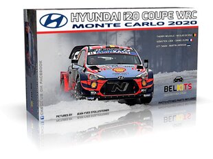 Līmējamais modelis Belkits Hyundai i20 Coupe WRC Monte Carlo Rally 2020,BEL021 цена и информация | Конструкторы и кубики | 220.lv