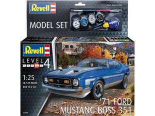 Līmējamais modelis Revell Ford Mustang '71 Mustang Boss 351, 67699,zils цена и информация | Склеиваемые модели | 220.lv