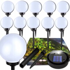 Dārza lampa ar saules kolektoru Solar, 10 gab. cena un informācija | Āra apgaismojums | 220.lv