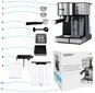 Pusautomātiskais kafijas automāts, 1350 W цена и информация | Kafijas automāti | 220.lv