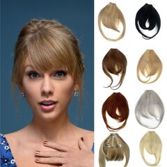 Наращивание волос Цельный зажим на челке с бахромой Шиньон Темно-коричневый Очень реалистичный вид Для женщин от Vanessa Grey BANG3-(4) цена и информация | Аксессуары для волос | 220.lv