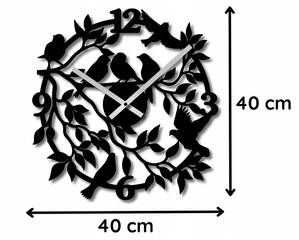 Настенные часы Murles, 40 см цена и информация | Часы | 220.lv