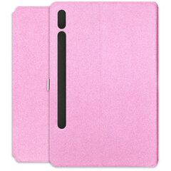 Samsung Galaxy Tab S7 - чехол для планшета Wallet Book - розовый цена и информация | Чехлы для планшетов и электронных книг | 220.lv
