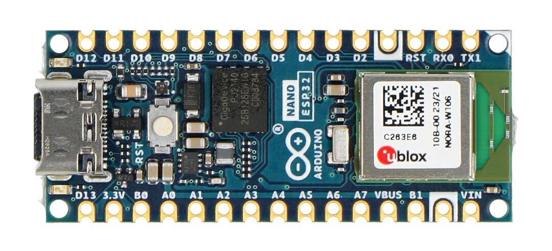 Arduino Nano ESP32 ABX00092 цена и информация | Atvērtā koda elektronika | 220.lv