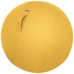 Гимнастический мяч Leitz Ergo Cosy, 65 см, желтый цена и информация | Гимнастические мячи | 220.lv