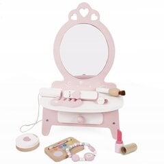 Bērnu koka mini kosmētikas galdiņš Classic World, rozā cena un informācija | Rotaļlietas meitenēm | 220.lv