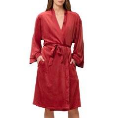 Halāts sievietēm Triumph Robes Velour, sarkans cena un informācija | Sieviešu halāti | 220.lv