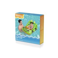 Piepūšamā peldēšanas automašīna bērniem Bestway, 109x94 cm, zaļa cena un informācija | Piepūšamās rotaļlietas un pludmales preces | 220.lv