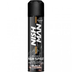 Izsmidzināmā krāsa matiem Nishman Black, melna, 150 ml цена и информация | Краска для волос | 220.lv