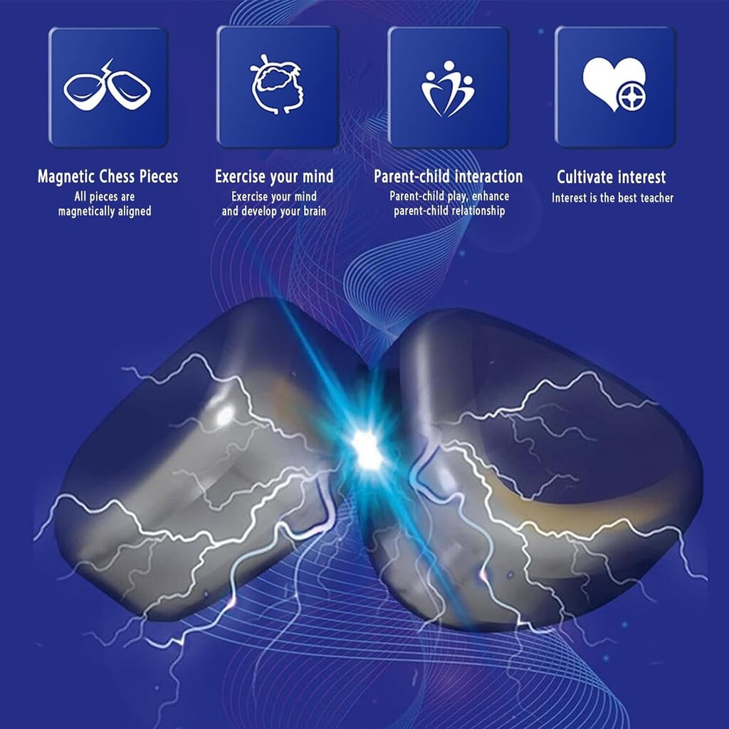 Magnētiskā šaha spēle Zhxmall cena un informācija | Galda spēles | 220.lv