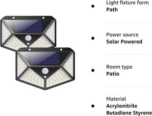 iPosible LED saules āra gaismas, 2 gab. cena un informācija | Āra apgaismojums | 220.lv