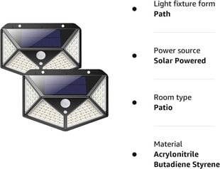 iPosible LED Солнечные фонари для улицы, 4 шт. цена и информация | Уличное освещение | 220.lv