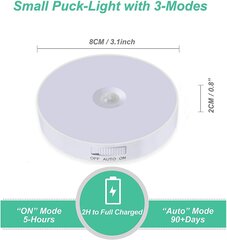 Светодиодный ночник с датчиком движения Teilybao, 3 шт. цена и информация | Настенные светильники | 220.lv