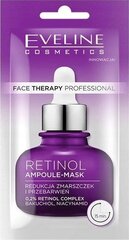 Sejas maska ​​Eveline Face Therapy Mask Retinol, 8 ml cena un informācija | Sejas maskas, acu maskas | 220.lv