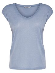 Женская футболка Only, голубой цена и информация | Женские футболки | 220.lv