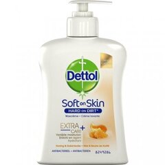 Šķidrās ziepes Dettol Extra Care Honey, 250 ml cena un informācija | Ziepes | 220.lv