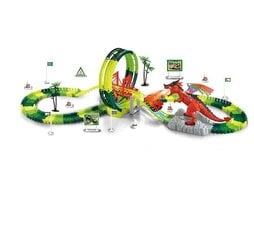 Игрушечная гоночная трасса Spray Dinosaur цена и информация | Конструктор автомобилей игрушки для мальчиков | 220.lv
