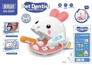 Bērnu zobārsta spēļu komplekts Rabbit Dental Care cena un informācija | Attīstošās rotaļlietas | 220.lv