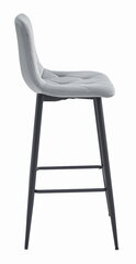 Комплект из 2-х стульев Leobert Nado, серый/черный цена и информация | Стулья для кухни и столовой | 220.lv
