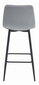 3 krēslu komplekts Leobert Arceto, pelēks/melns cena un informācija | Virtuves un ēdamistabas krēsli | 220.lv