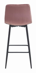 3 krēslu komplekts Leobert Nado, rozā/melns cena un informācija | Virtuves un ēdamistabas krēsli | 220.lv