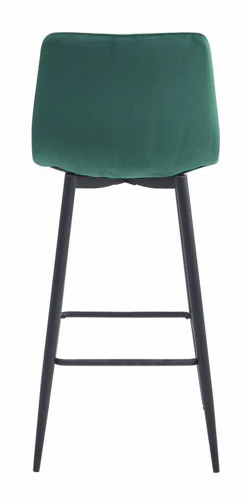 3 krēslu komplekts Leobert Nado, zaļš/melns cena un informācija | Virtuves un ēdamistabas krēsli | 220.lv