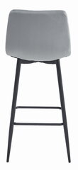 4 krēslu komplekts Leobert Arceto, pelēks/melns cena un informācija | Virtuves un ēdamistabas krēsli | 220.lv