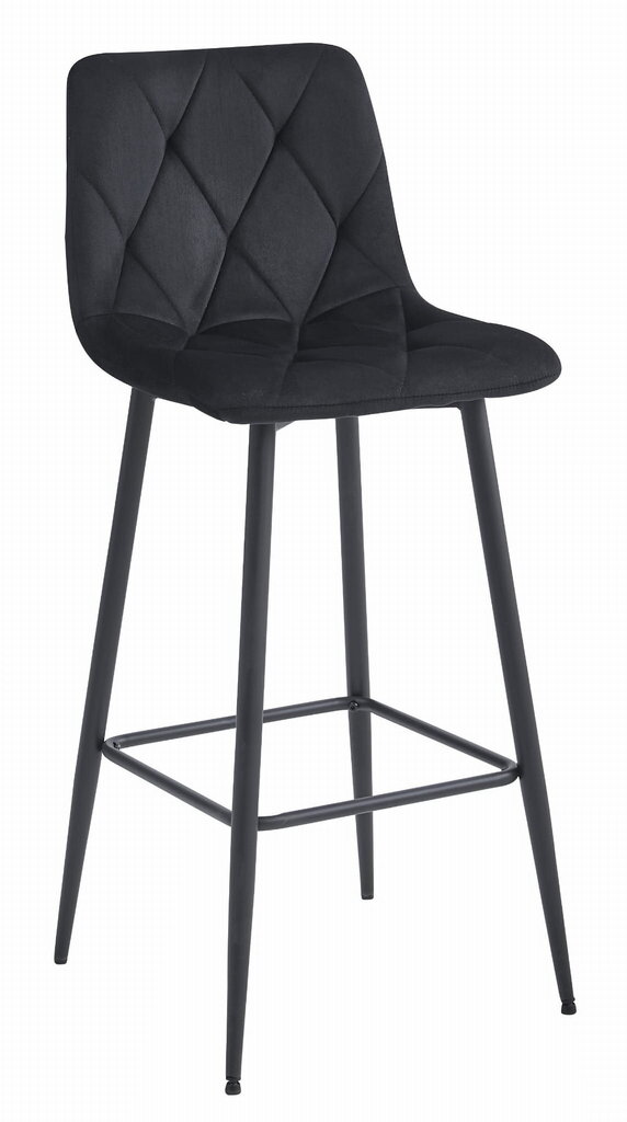 Krēsls Leobert Nado, melns cena un informācija | Virtuves un ēdamistabas krēsli | 220.lv