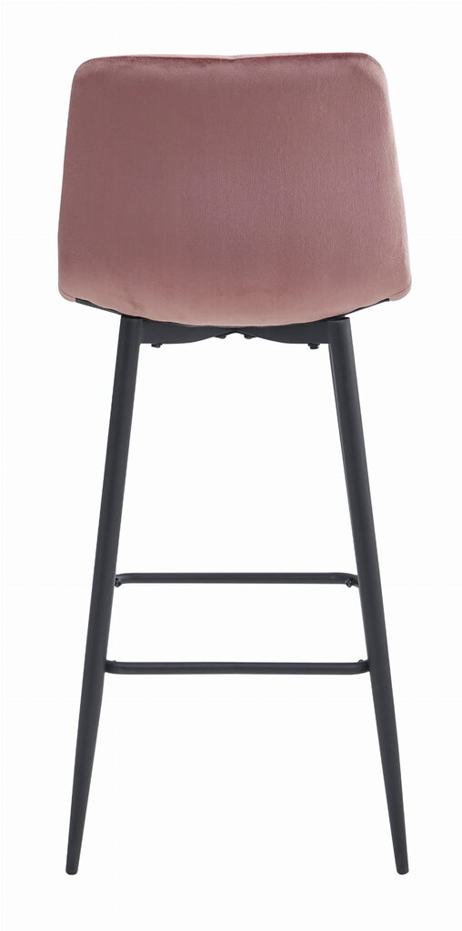 Krēsls Leobert Nado, rozā/melna cena un informācija | Virtuves un ēdamistabas krēsli | 220.lv