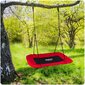 Šūpoles Stārķa ligzda Swingo2, sarkanas, 110x70 cm cena un informācija | Šūpoles | 220.lv