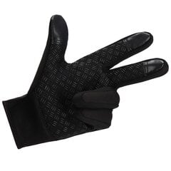 Универсальные зимние сенсорные перчатки для телефона Springos GL0002, размер M, черные цена и информация | Мужские шарфы, шапки, перчатки | 220.lv