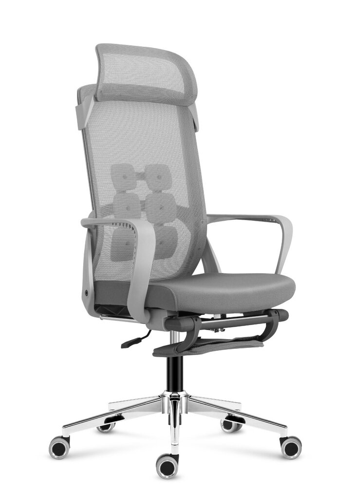 Ergonomisks krēsls Mark Adler Manager 3.6, pelēks cena un informācija | Biroja krēsli | 220.lv