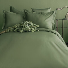 Issimo satīna gultas veļas komplekts Forest Green, 200x220 cm, 6 daļas цена и информация | Постельное белье | 220.lv