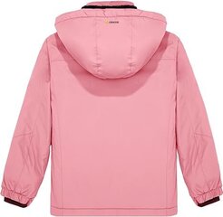Водонепроницаемая ветрозащитная теплая детская куртка GEMYSE, розовая цена и информация | Куртки, пальто для девочек | 220.lv