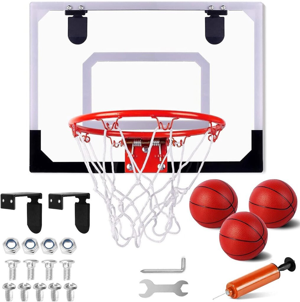 Mini iekštelpu basketbola grozs цена и информация | Basketbola grozi | 220.lv