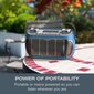 Retro FM/FM radio Audible Fidelity, 3W, zils cena un informācija | Magnetolas | 220.lv