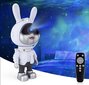 LED galaktika un zvaigžņu projektors Astronaut Bunny cena un informācija | Svētku dekorācijas | 220.lv