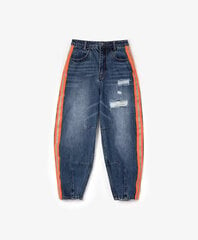 Синие утепленные джинсы для девочек Gulliver цена и информация | Штаны для девочек | 220.lv