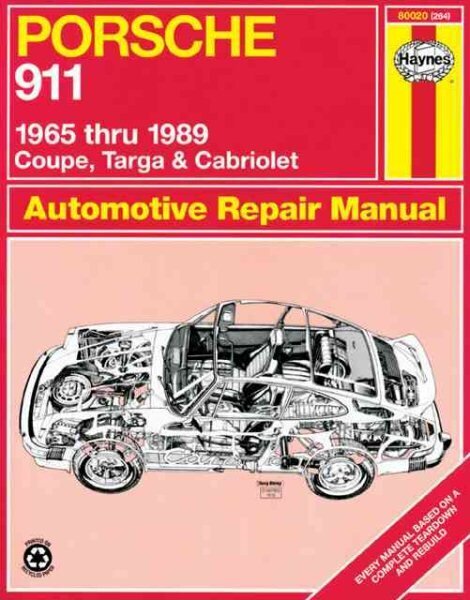 Porsche 911 (1965-1989) for Coupe, Targa & Cabriolet Haynes Repair Manual (USA) Revised edition cena un informācija | Enciklopēdijas, uzziņu literatūra | 220.lv