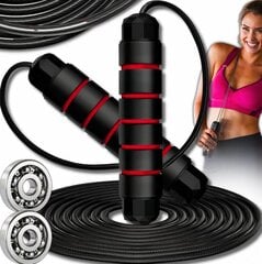 Скакалка на подшипниках, 280см цена и информация | Скакалка Tunturi Pro Adjustable Speed Rope | 220.lv