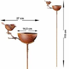 Putnu dzirdinātājs Loki, 115 cm cena un informācija | Dārza dekori | 220.lv