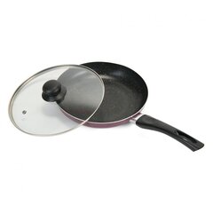 Глубокая сковородка с крышкой большая Eskil 24 см серебряная нержавеющая сталь цена и информация | Cковородки | 220.lv